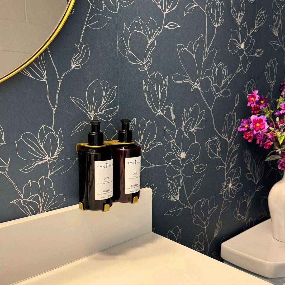 Double 300ml Security Wall-Mounted Holder