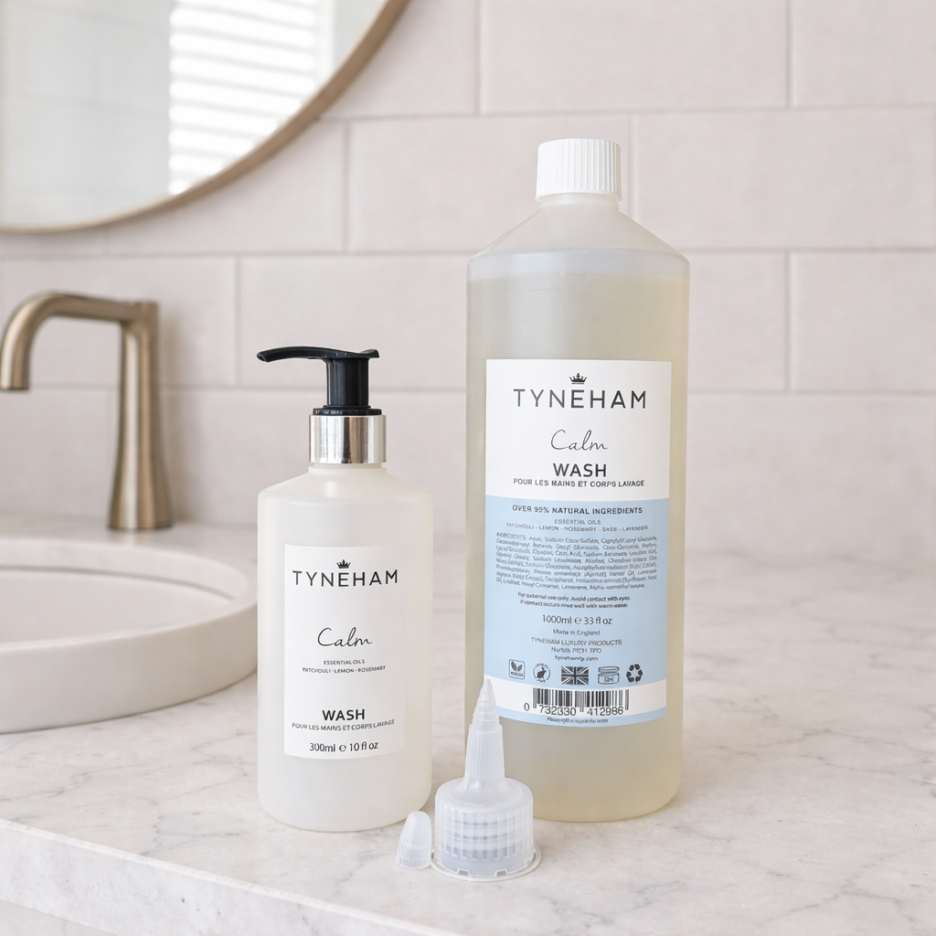 Calm Hand & Body Wash 1L Refill & Bottle Set