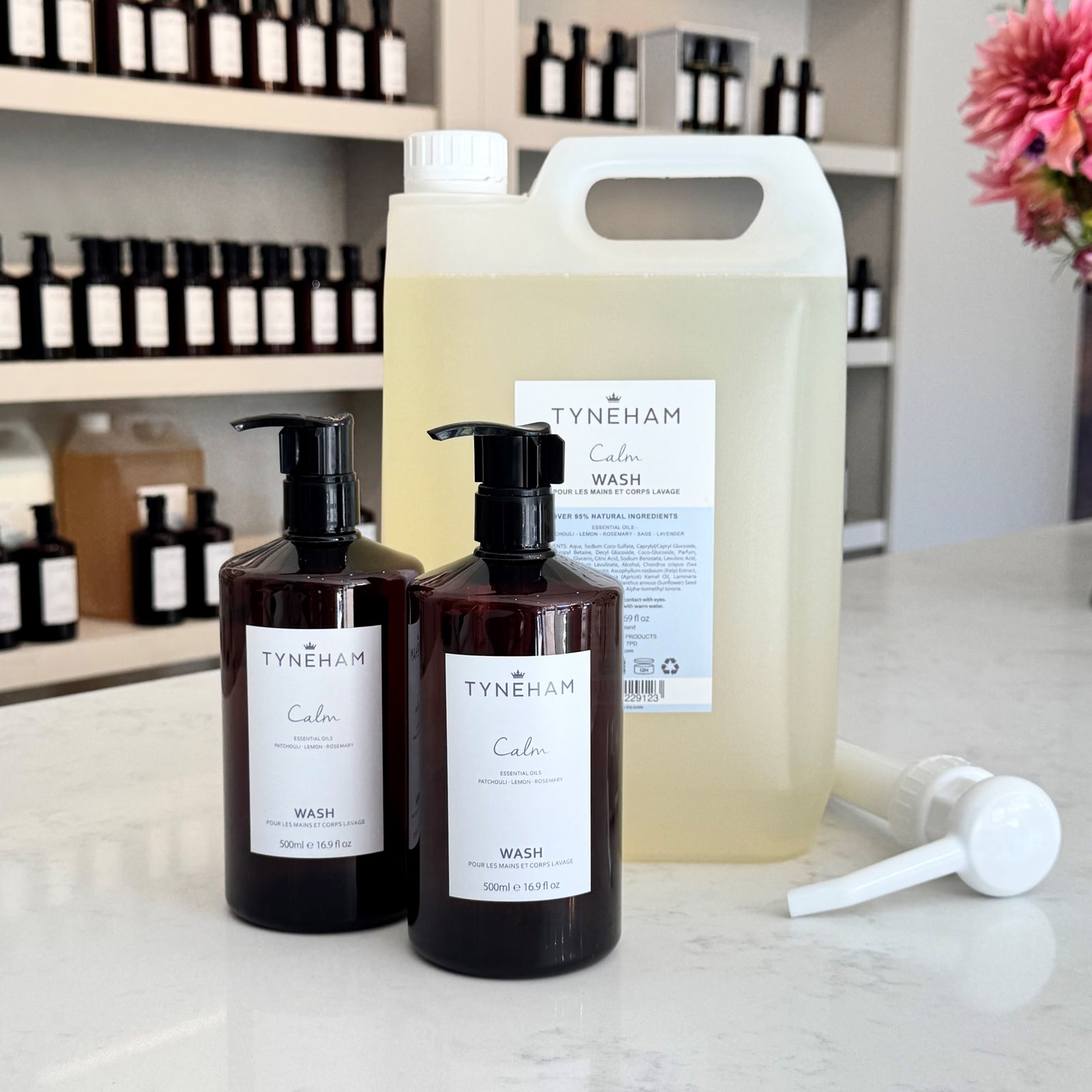 Calm Hand & Body Wash Refill & Bottle Bundle