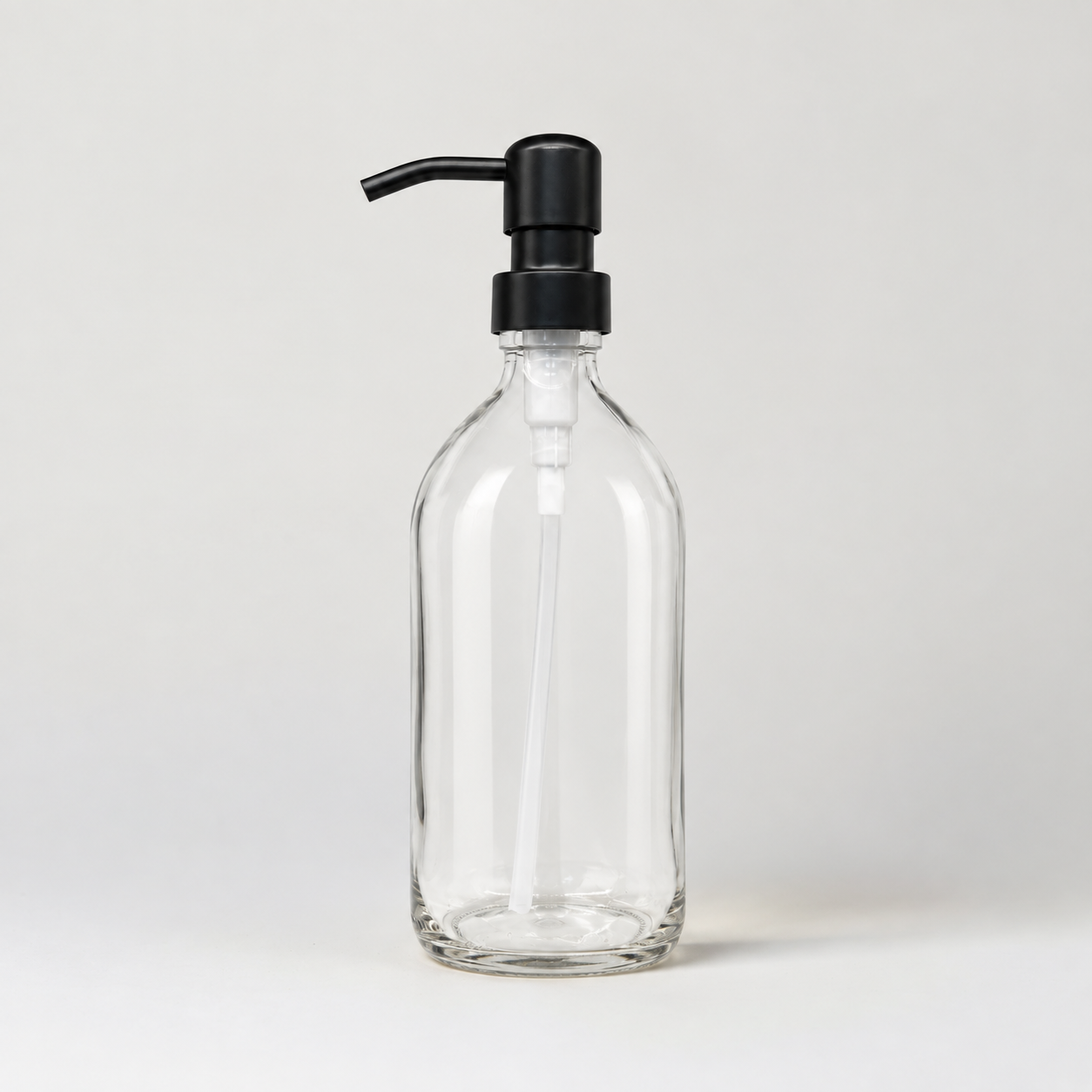 500ml Refillable Empty Glass Bottle & Pump