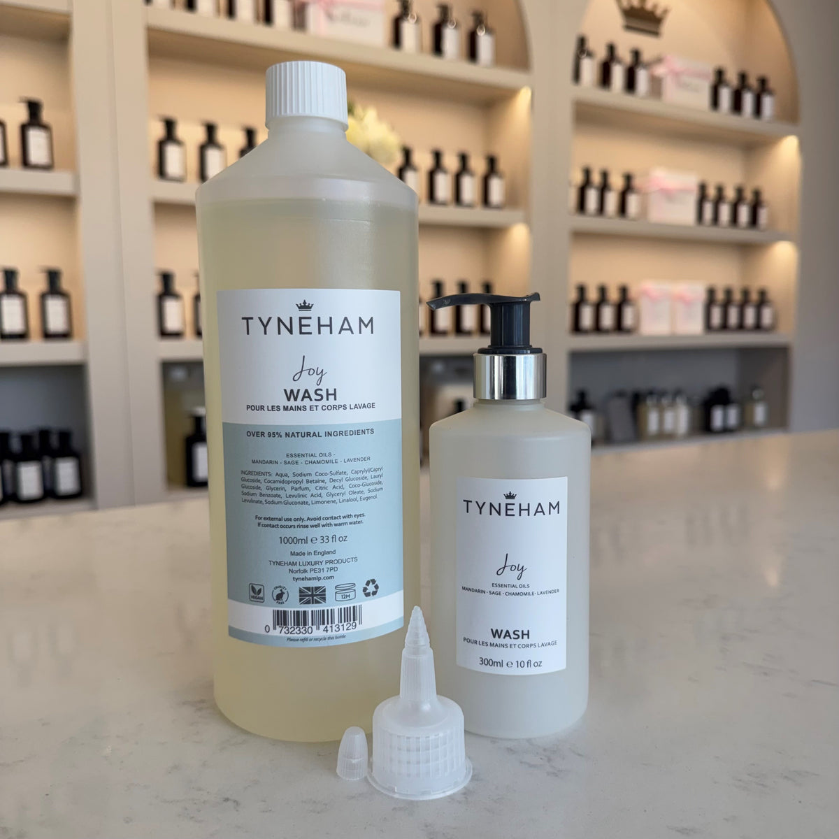 Joy Hand &amp; Body Wash 1L Refill &amp; Bottle Set