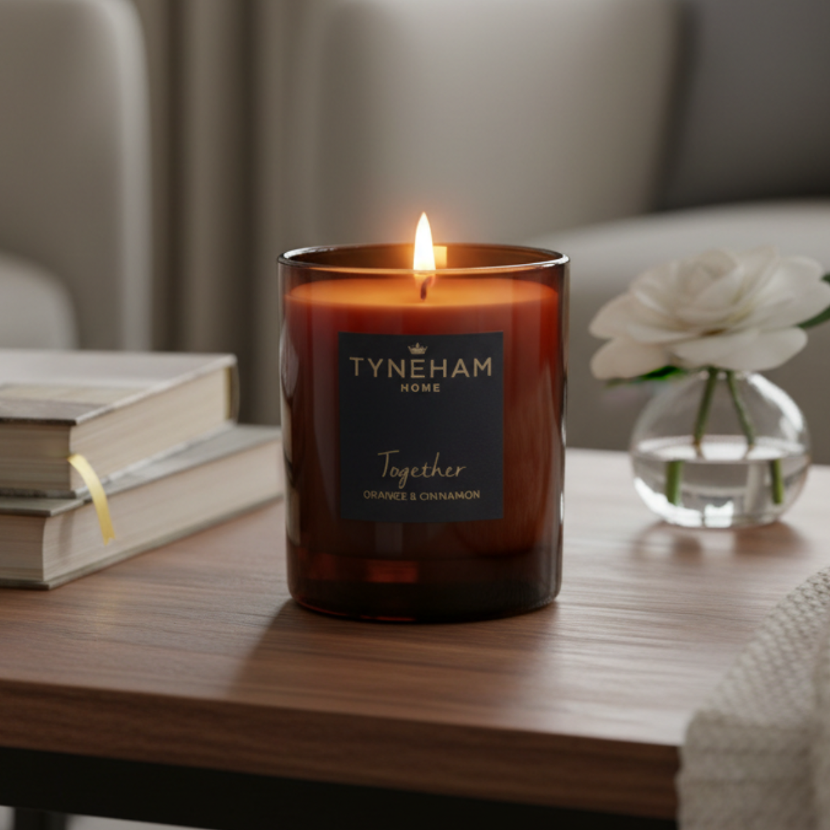 Together Tyneham Classic Candle in living room